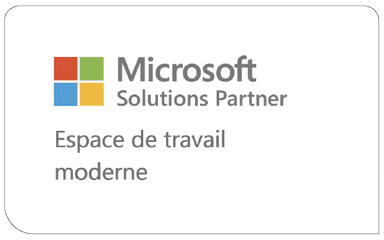 logo microsoft solutions partner espace de travail moderne 